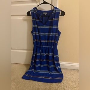 Market & Spruce Blue Striped Dress